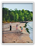 At The Beach by Muna Shabab